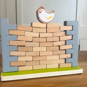 Pick a Brick Natural Wood Game